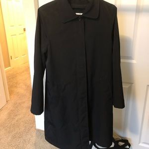 A-line Jones NY rain jacket with removable liner